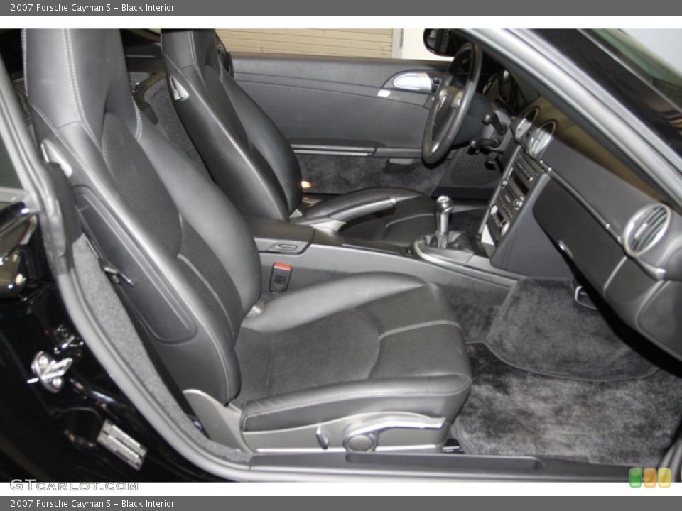 Black Interior Photo for the 2007 Porsche Cayman S #78895187