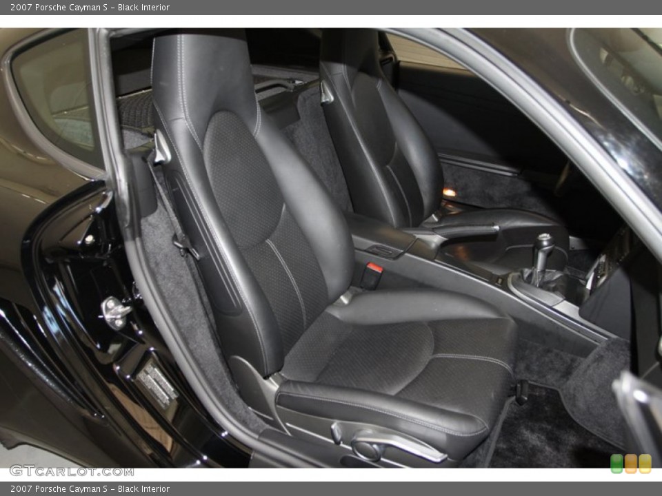 Black Interior Front Seat for the 2007 Porsche Cayman S #78895206