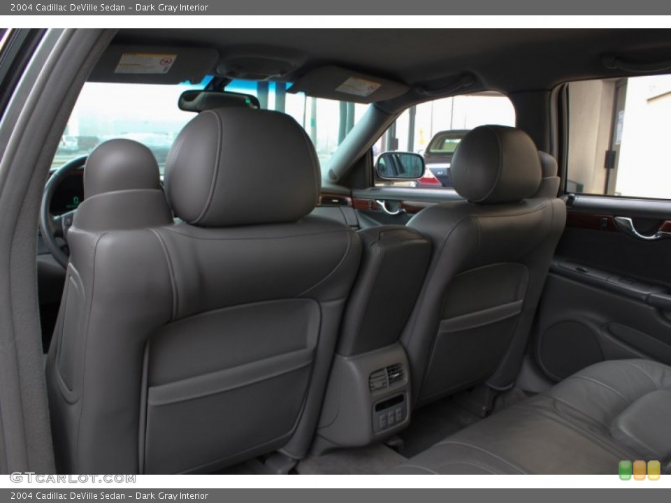 Dark Gray Interior Rear Seat for the 2004 Cadillac DeVille Sedan #78895641