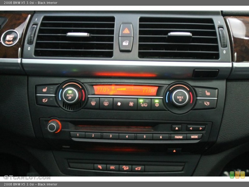 Black Interior Controls for the 2008 BMW X5 3.0si #78895772