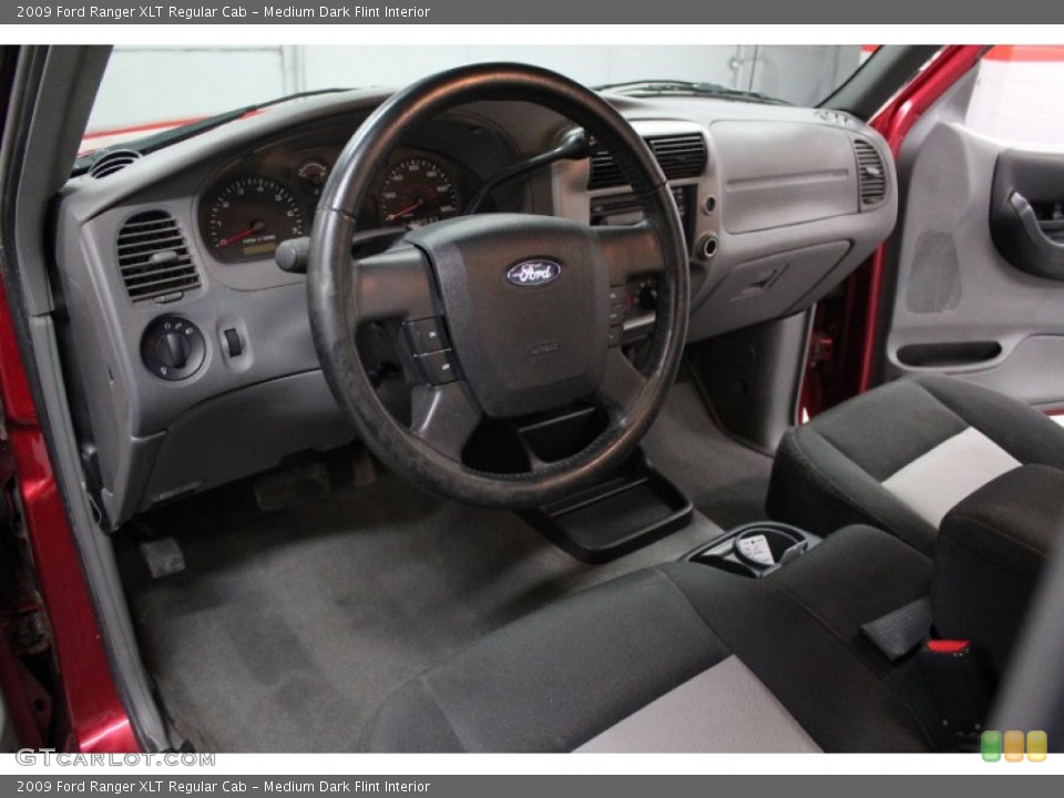 Medium Dark Flint Interior Prime Interior for the 2009 Ford Ranger XLT Regular Cab #78895821