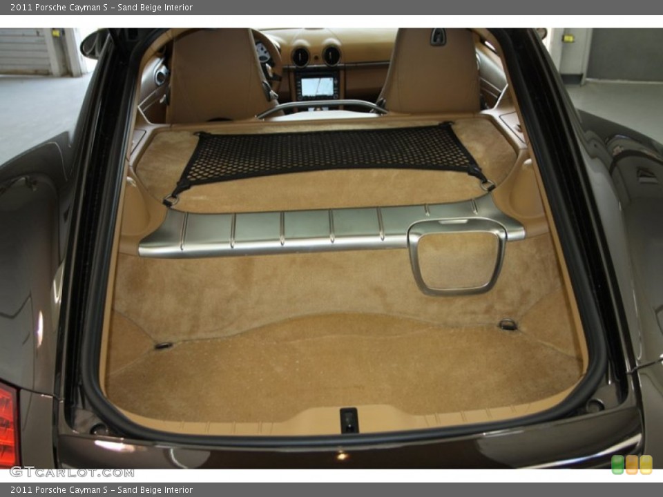 Sand Beige Interior Trunk for the 2011 Porsche Cayman S #78895964