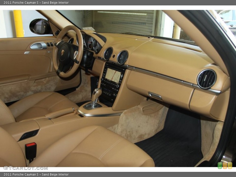 Sand Beige Interior Dashboard for the 2011 Porsche Cayman S #78896028