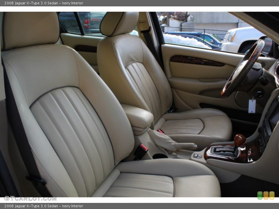 Ivory Interior Photo for the 2008 Jaguar X-Type 3.0 Sedan #78896033