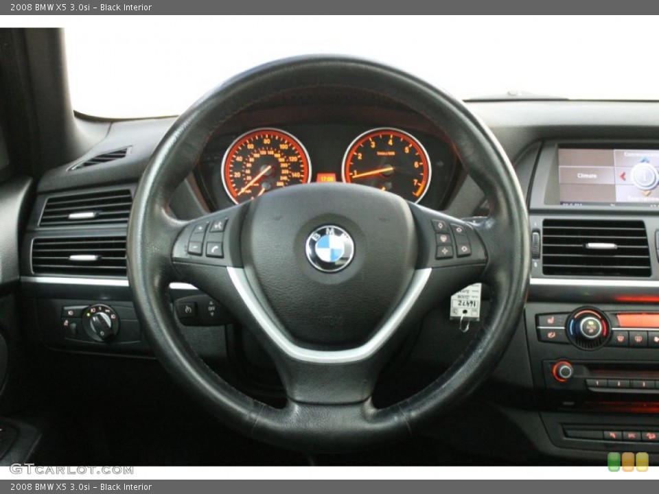 Black Interior Steering Wheel for the 2008 BMW X5 3.0si #78896208