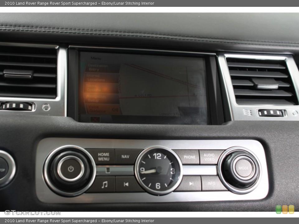 Ebony/Lunar Stitching Interior Controls for the 2010 Land Rover Range Rover Sport Supercharged #78896904