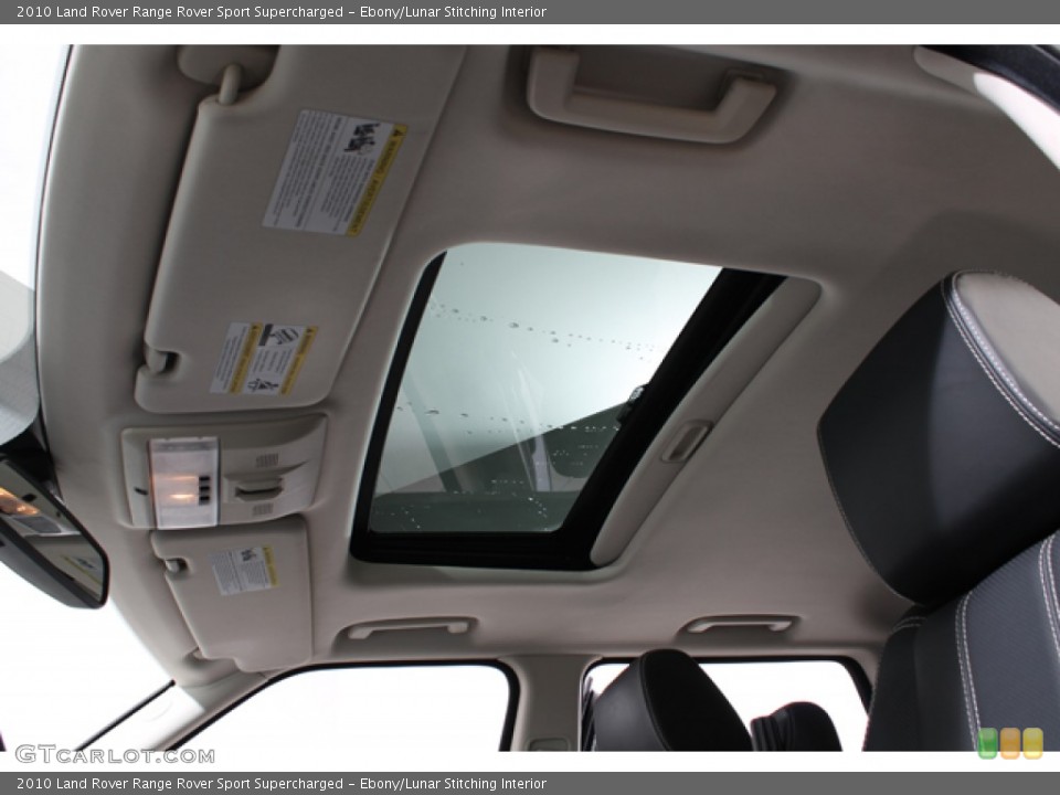 Ebony/Lunar Stitching Interior Sunroof for the 2010 Land Rover Range Rover Sport Supercharged #78896958