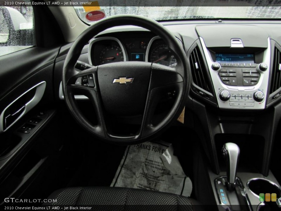 Jet Black Interior Dashboard for the 2010 Chevrolet Equinox LT AWD #78898077