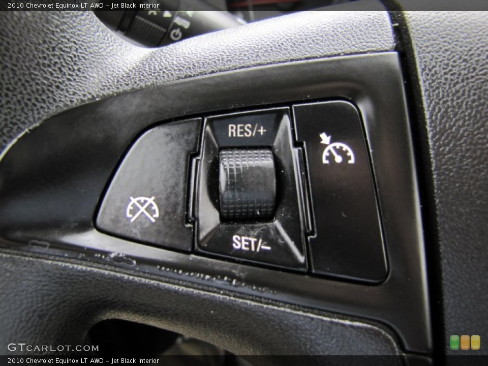 Jet Black Interior Controls for the 2010 Chevrolet Equinox LT AWD #78898133