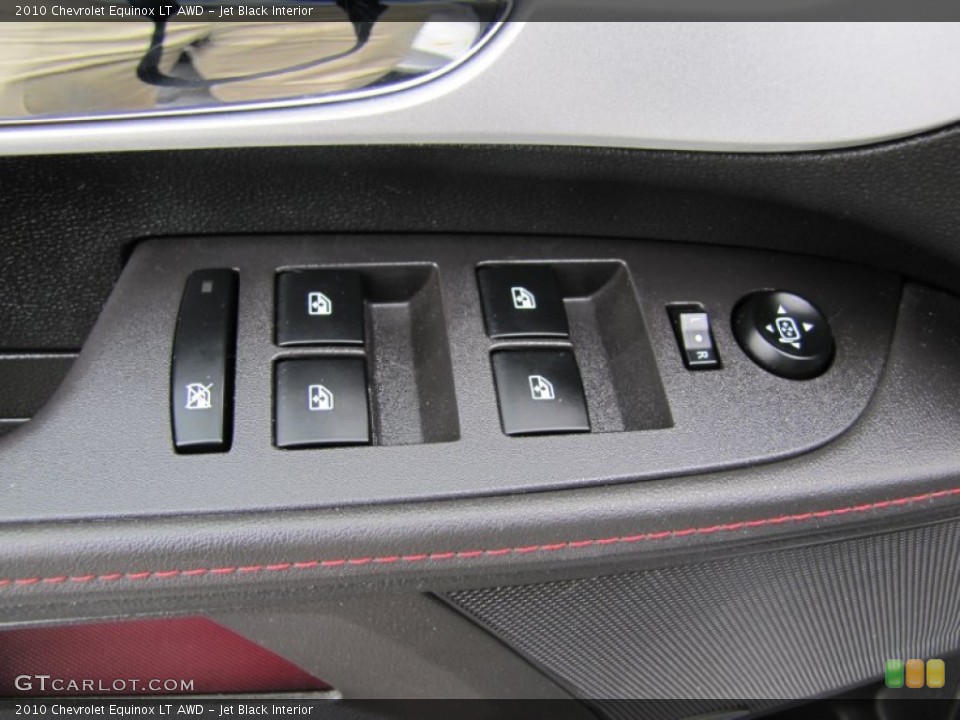 Jet Black Interior Controls for the 2010 Chevrolet Equinox LT AWD #78898182