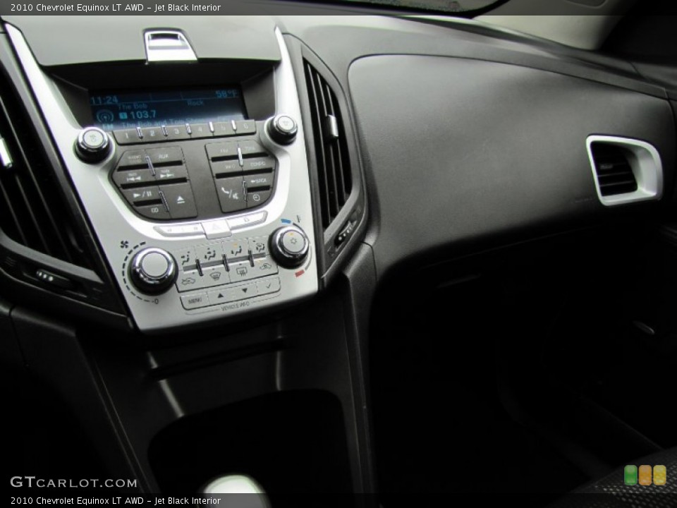 Jet Black Interior Controls for the 2010 Chevrolet Equinox LT AWD #78898191
