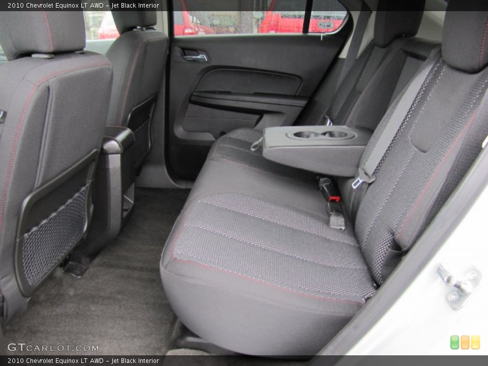 Jet Black Interior Rear Seat for the 2010 Chevrolet Equinox LT AWD #78898389
