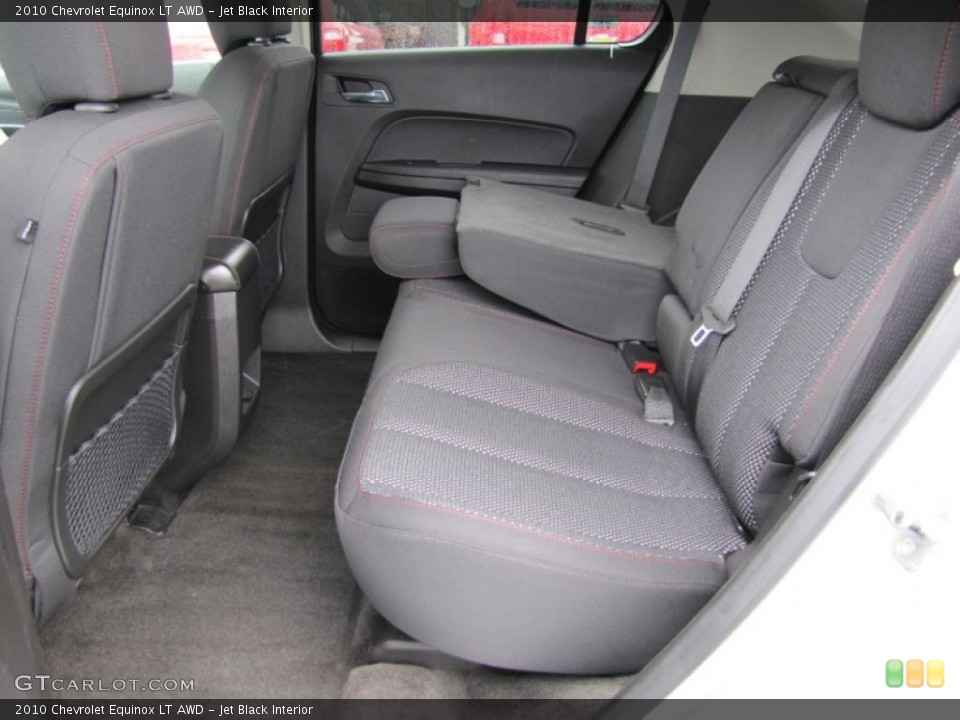 Jet Black Interior Rear Seat for the 2010 Chevrolet Equinox LT AWD #78898408