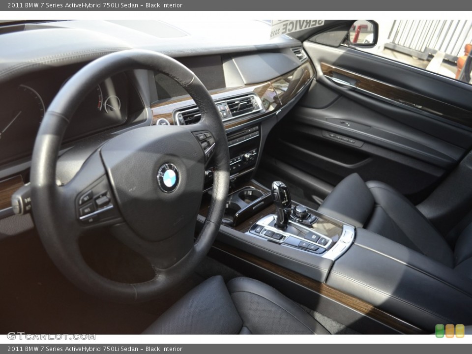 Black Interior Photo for the 2011 BMW 7 Series ActiveHybrid 750Li Sedan #78898507