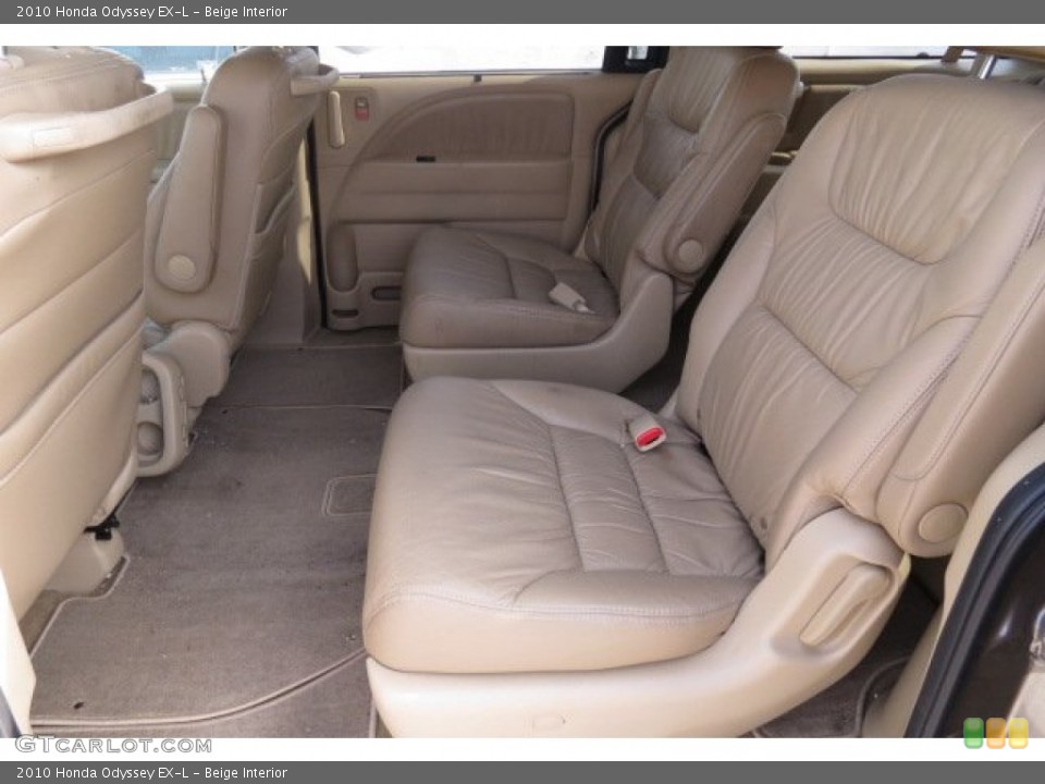 Beige Interior Rear Seat for the 2010 Honda Odyssey EX-L #78899359