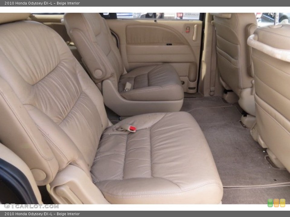 Beige Interior Rear Seat for the 2010 Honda Odyssey EX-L #78899390
