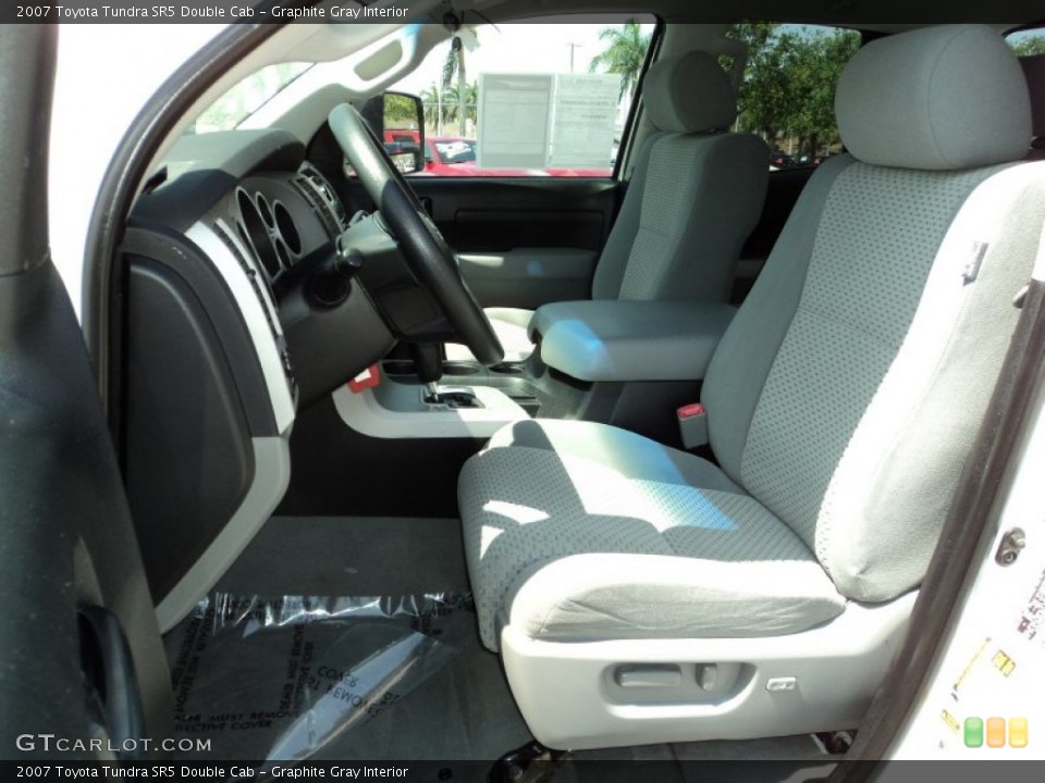 Graphite Gray Interior Photo for the 2007 Toyota Tundra SR5 Double Cab #78899509