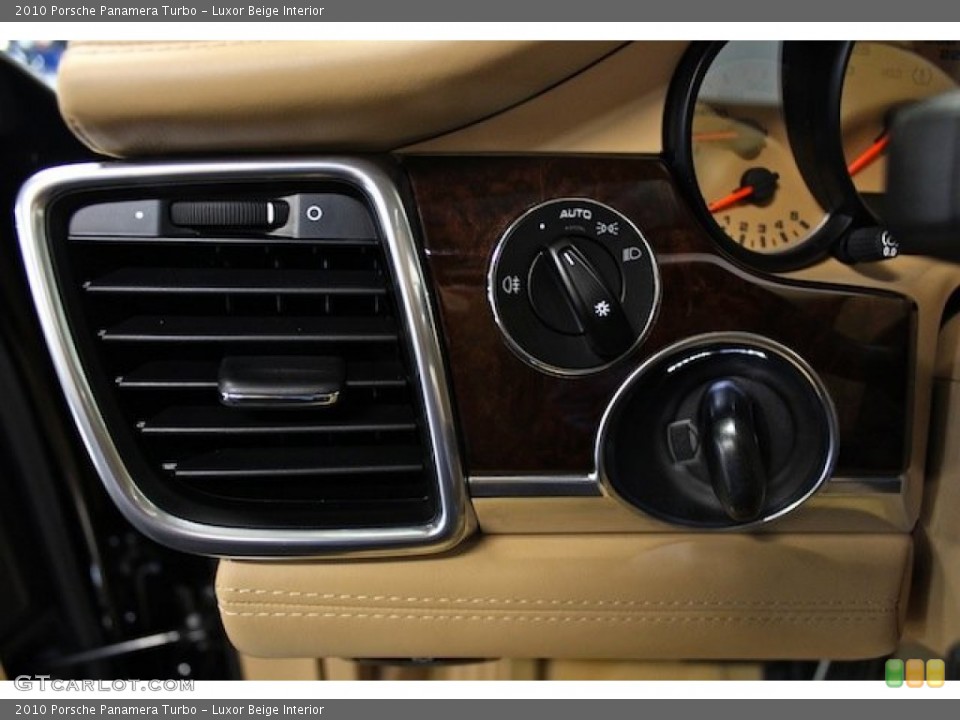 Luxor Beige Interior Controls for the 2010 Porsche Panamera Turbo #78900255