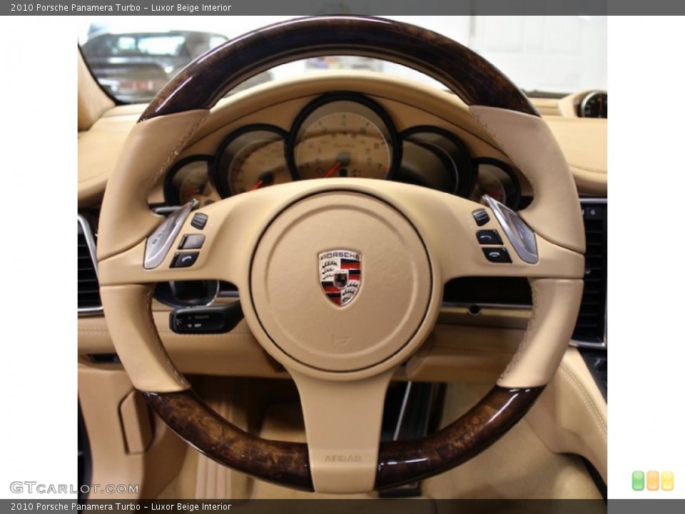 Luxor Beige Interior Steering Wheel for the 2010 Porsche Panamera Turbo #78900310