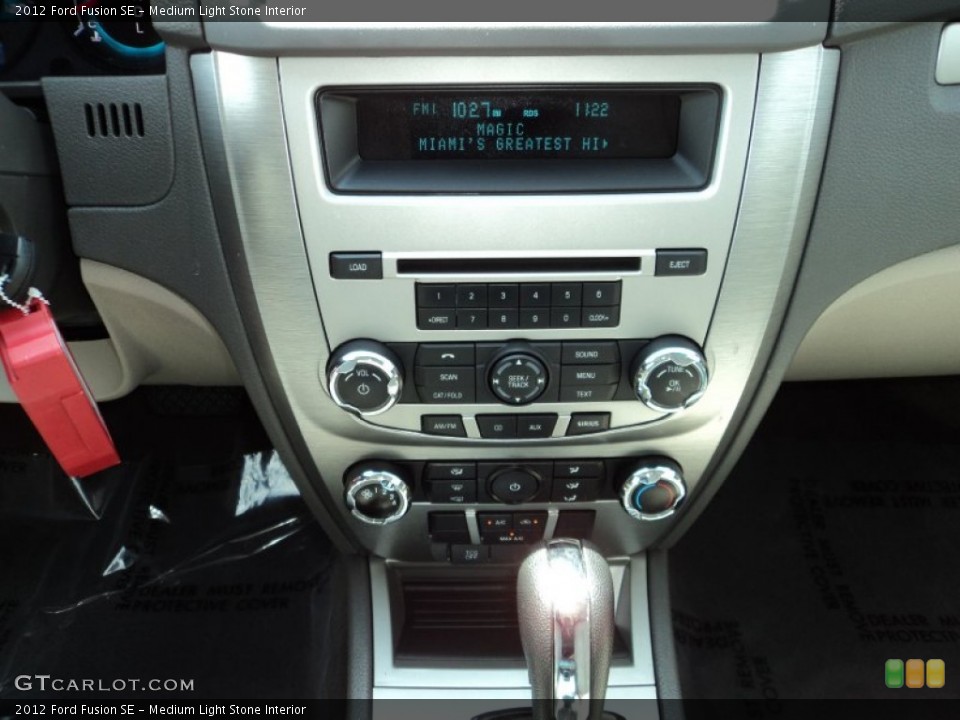 Medium Light Stone Interior Controls for the 2012 Ford Fusion SE #78900393