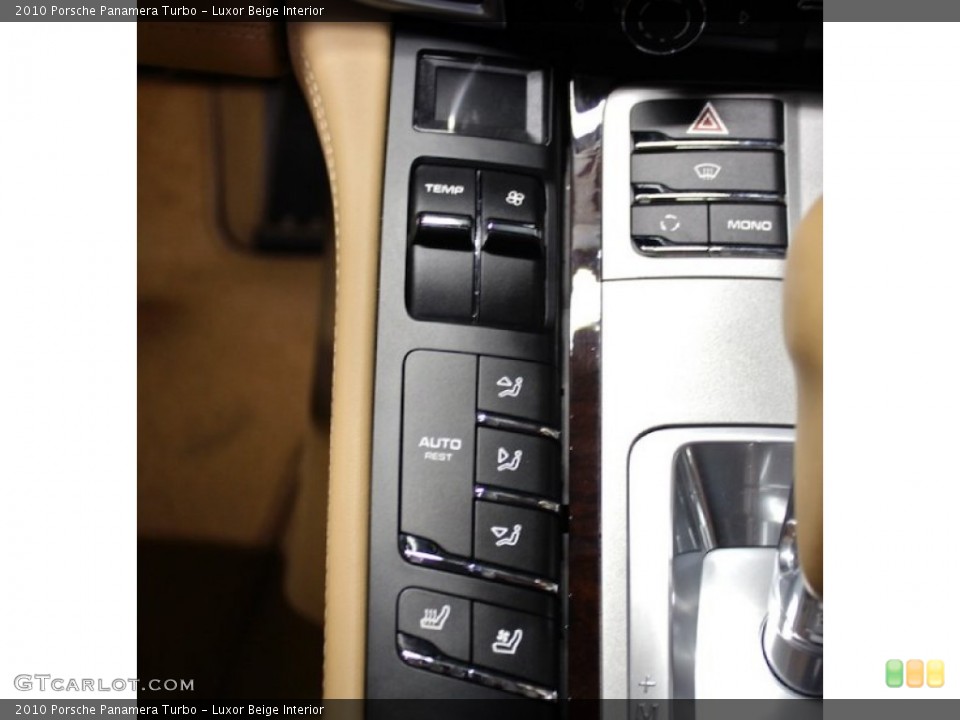 Luxor Beige Interior Controls for the 2010 Porsche Panamera Turbo #78900459