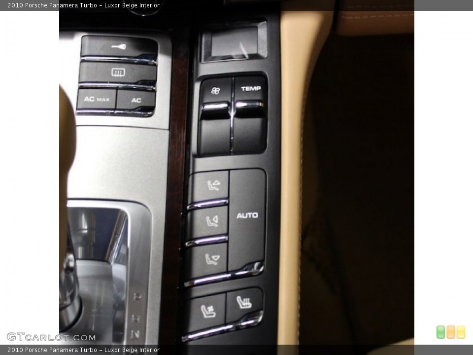 Luxor Beige Interior Controls for the 2010 Porsche Panamera Turbo #78900480