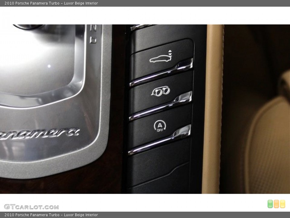 Luxor Beige Interior Controls for the 2010 Porsche Panamera Turbo #78900520