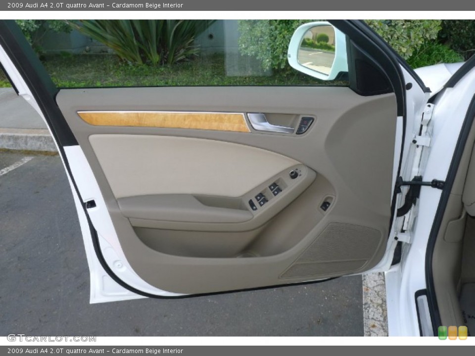Cardamom Beige Interior Door Panel for the 2009 Audi A4 2.0T quattro Avant #78901394