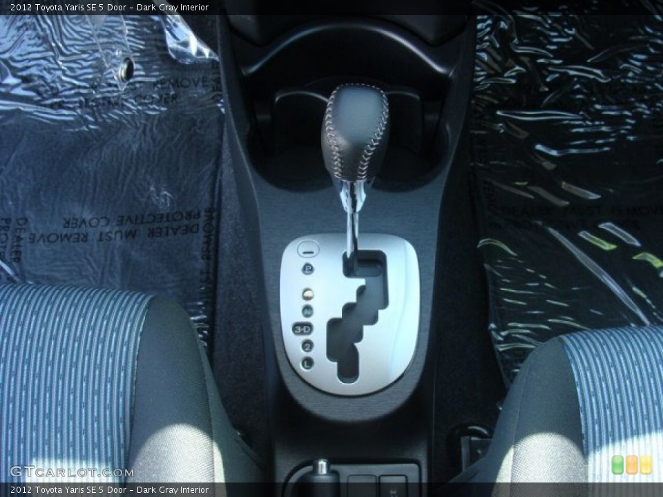Dark Gray Interior Transmission for the 2012 Toyota Yaris SE 5 Door #78901922