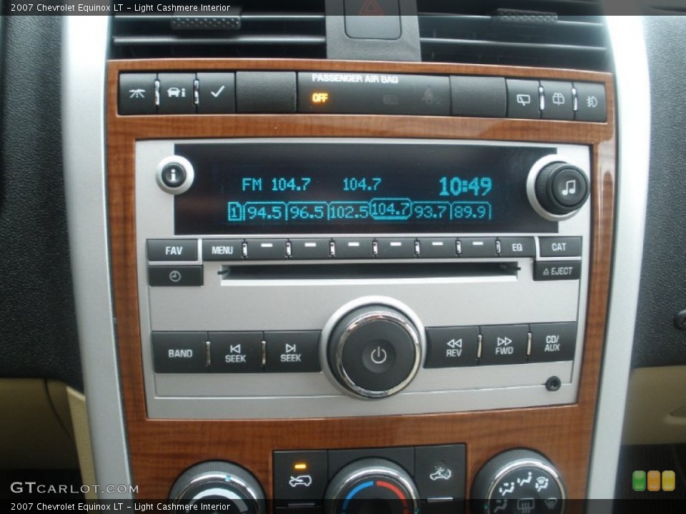 Light Cashmere Interior Audio System for the 2007 Chevrolet Equinox LT #78903253