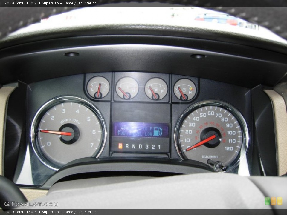 Camel/Tan Interior Gauges for the 2009 Ford F150 XLT SuperCab #78903645