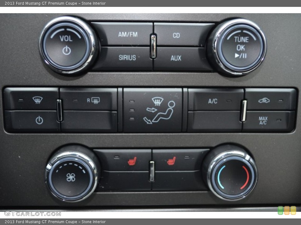 Stone Interior Controls for the 2013 Ford Mustang GT Premium Coupe #78904619