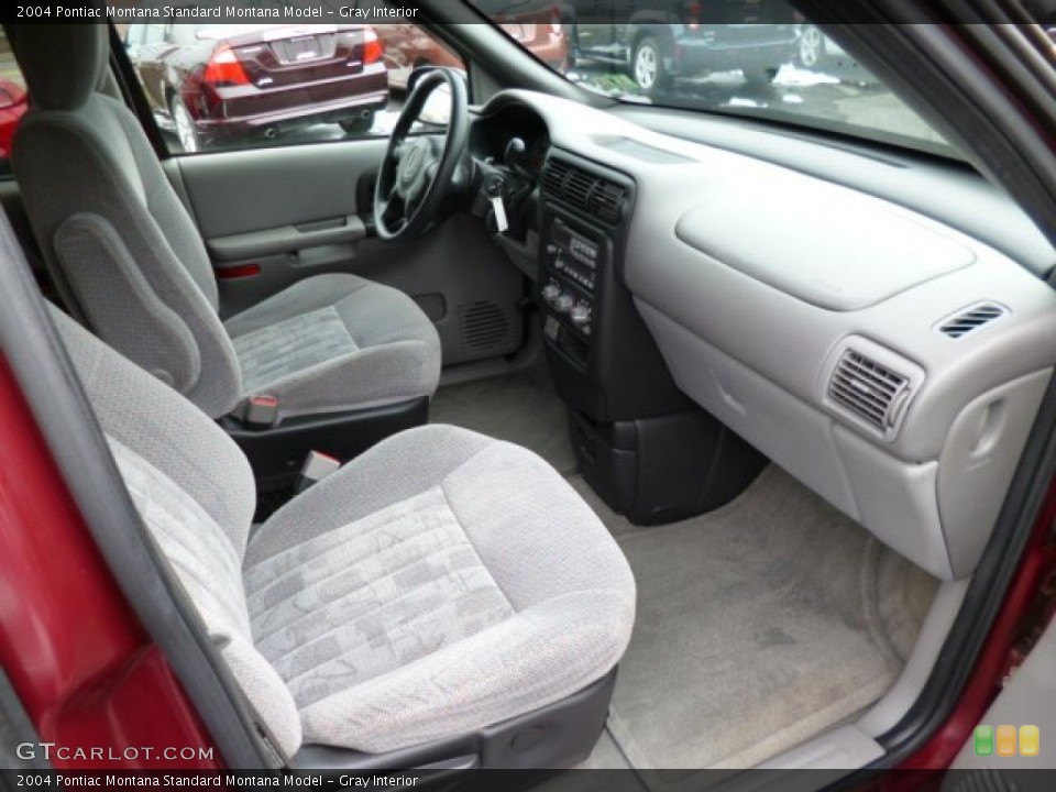 Gray Interior Photo for the 2004 Pontiac Montana  #78905200