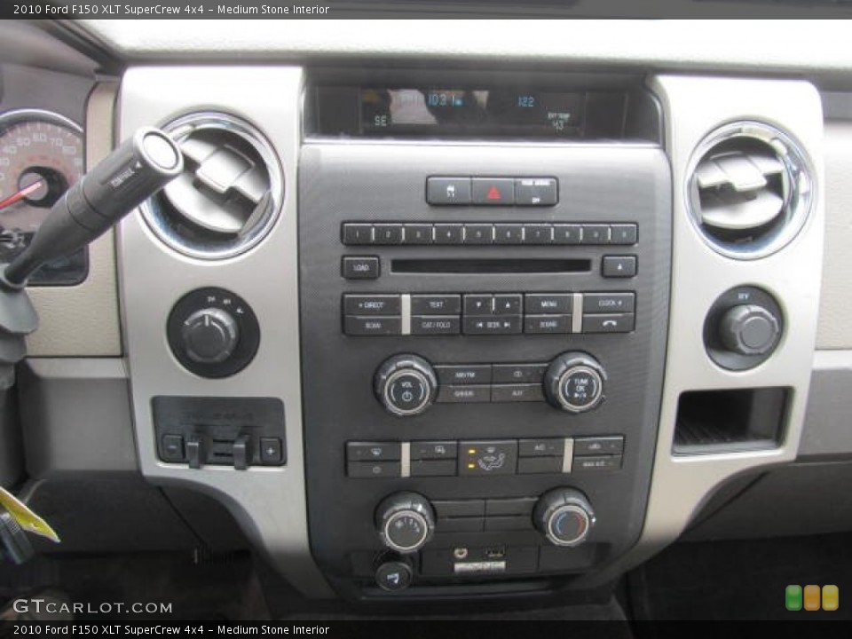 Medium Stone Interior Controls for the 2010 Ford F150 XLT SuperCrew 4x4 #78906147