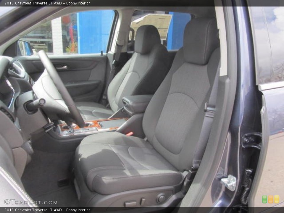Ebony Interior Front Seat for the 2013 Chevrolet Traverse LT AWD #78906507