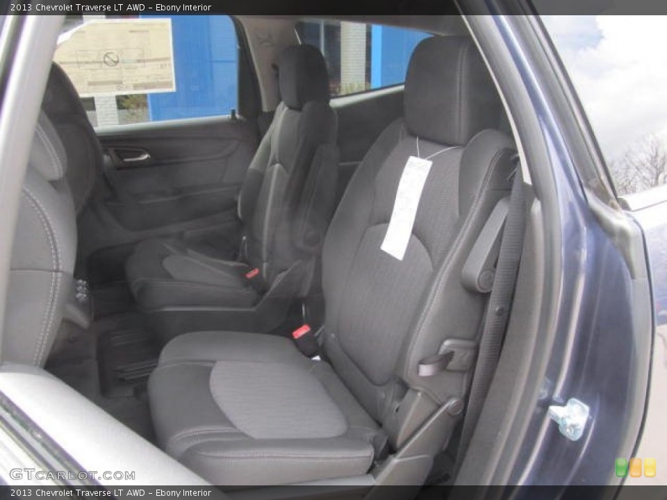 Ebony Interior Rear Seat for the 2013 Chevrolet Traverse LT AWD #78906528