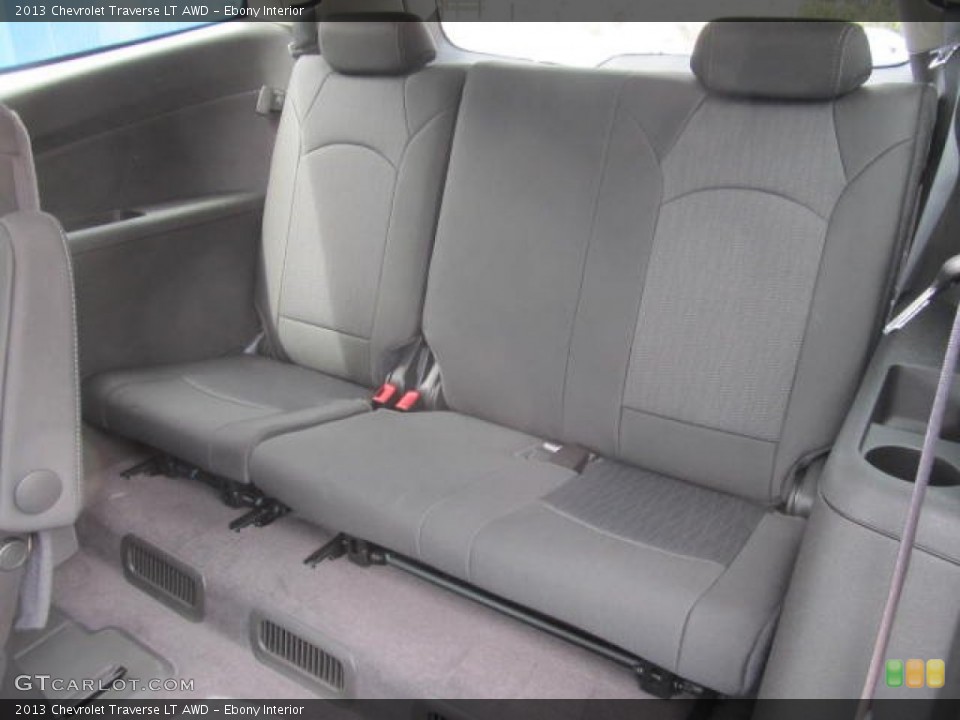 Ebony Interior Rear Seat for the 2013 Chevrolet Traverse LT AWD #78906546