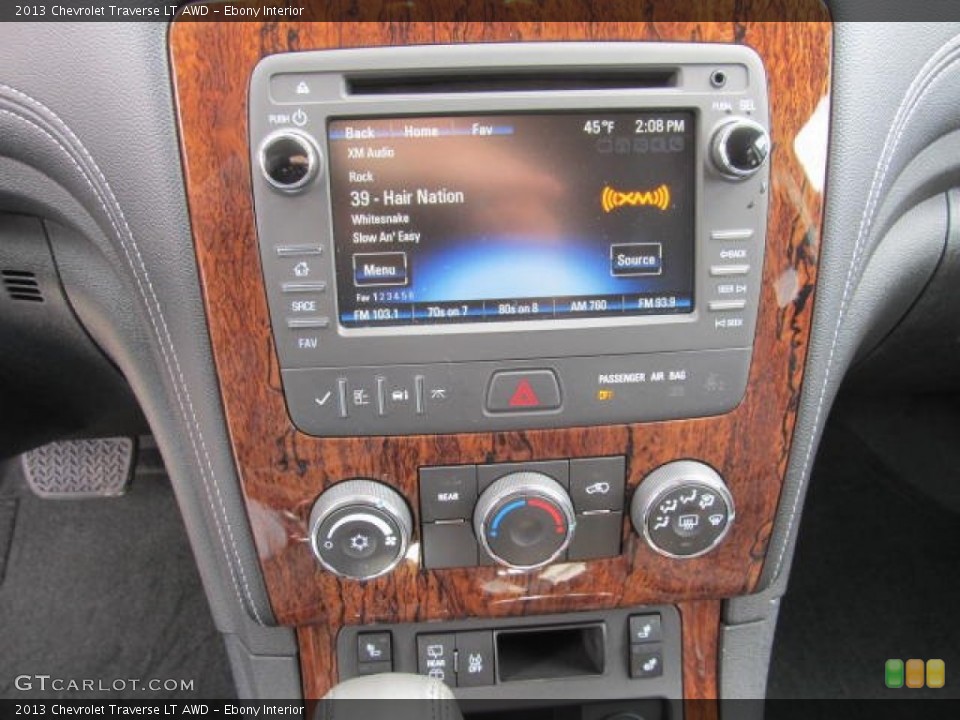Ebony Interior Controls for the 2013 Chevrolet Traverse LT AWD #78906588