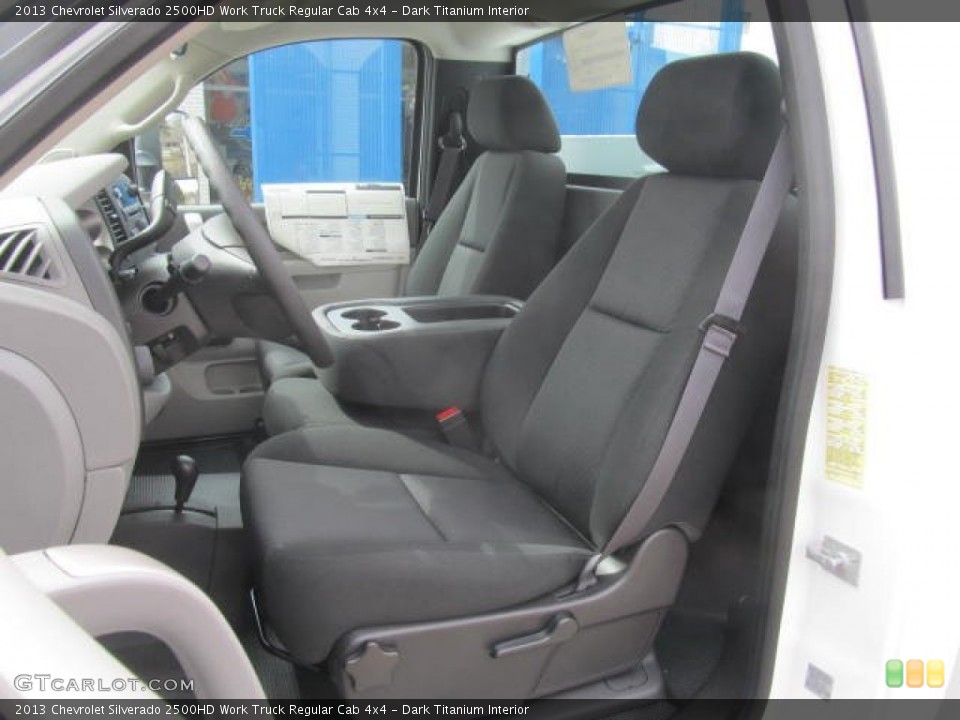 Dark Titanium Interior Photo for the 2013 Chevrolet Silverado 2500HD Work Truck Regular Cab 4x4 #78906934