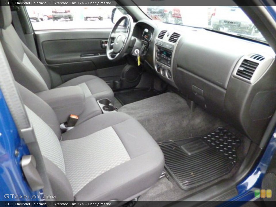 Ebony Interior Photo for the 2012 Chevrolet Colorado LT Extended Cab 4x4 #78908629