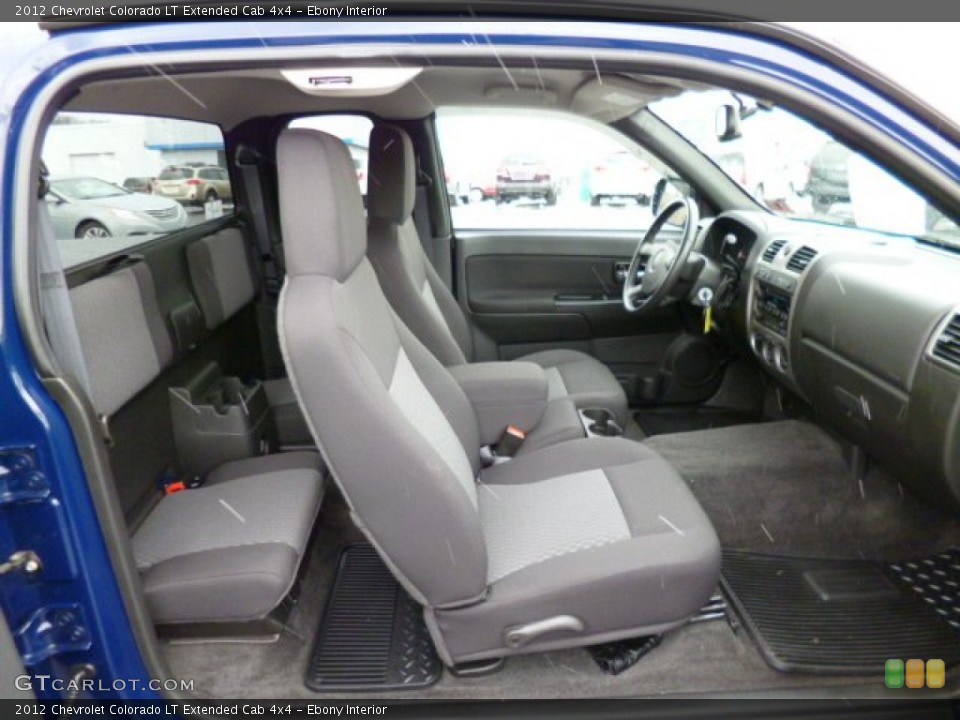 Ebony Interior Photo for the 2012 Chevrolet Colorado LT Extended Cab 4x4 #78908684