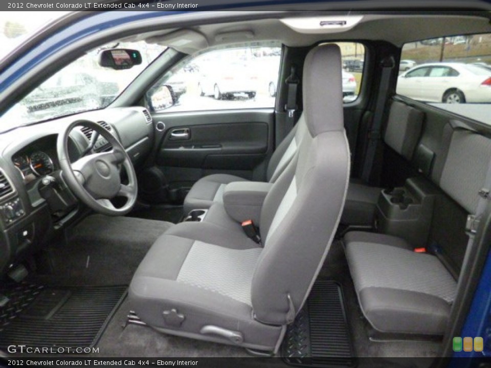 Ebony Interior Photo for the 2012 Chevrolet Colorado LT Extended Cab 4x4 #78908694