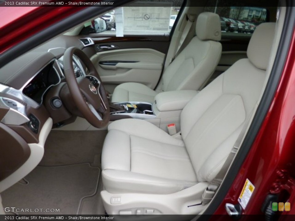 Shale/Brownstone Interior Front Seat for the 2013 Cadillac SRX Premium AWD #78909084