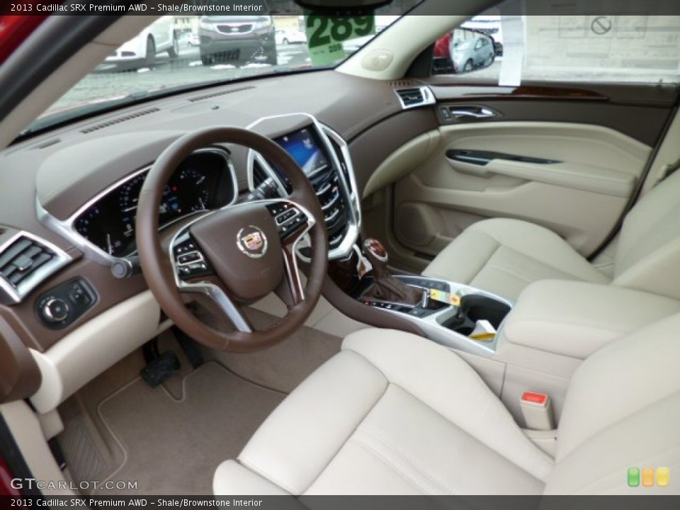 Shale/Brownstone 2013 Cadillac SRX Interiors