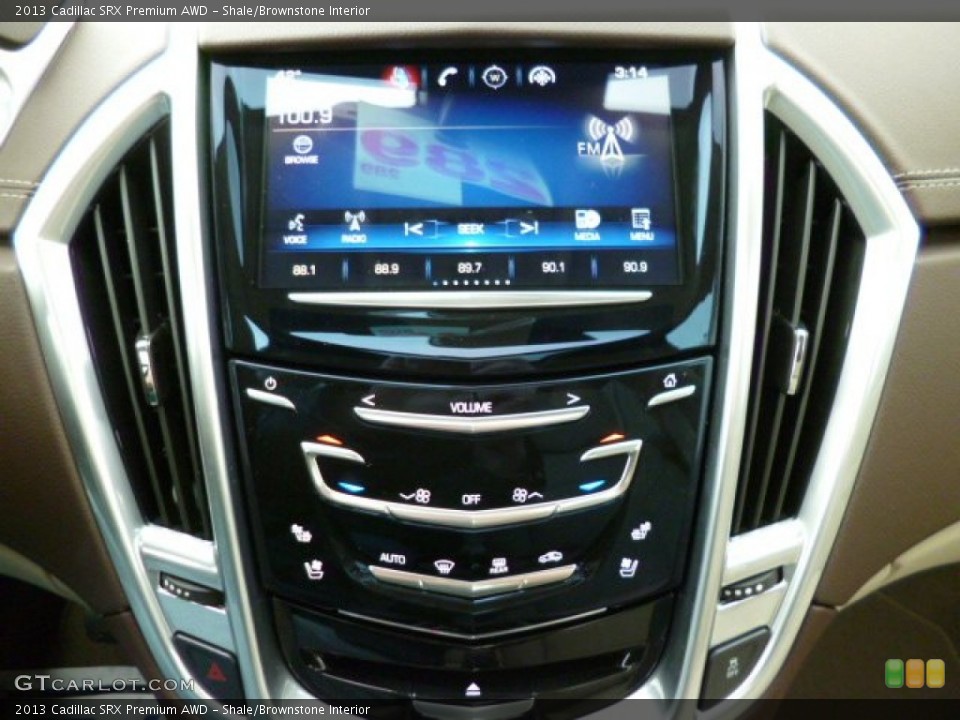 Shale/Brownstone Interior Controls for the 2013 Cadillac SRX Premium AWD #78909143