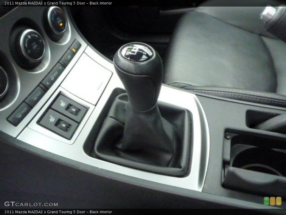 Black Interior Transmission for the 2011 Mazda MAZDA3 s Grand Touring 5 Door #78909309