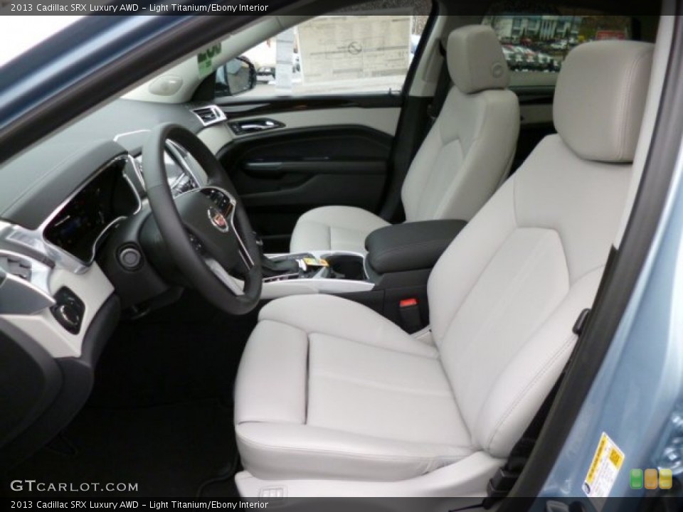 Light Titanium/Ebony Interior Front Seat for the 2013 Cadillac SRX Luxury AWD #78909408