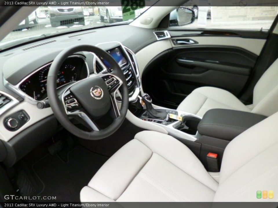 Light Titanium/Ebony 2013 Cadillac SRX Interiors