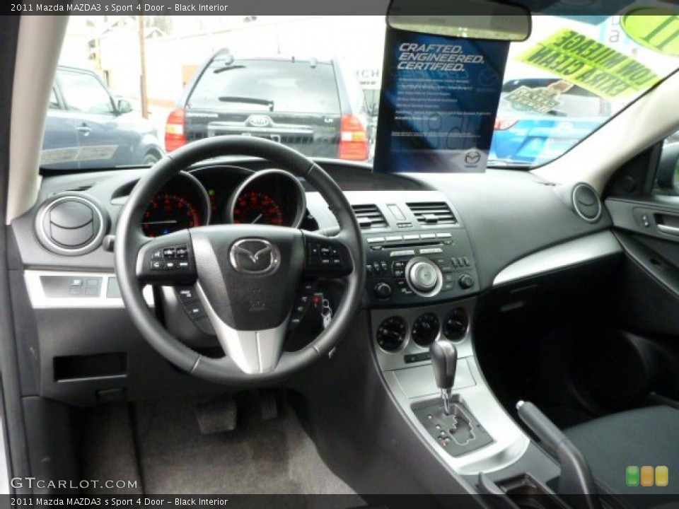 Black Interior Dashboard for the 2011 Mazda MAZDA3 s Sport 4 Door #78909444
