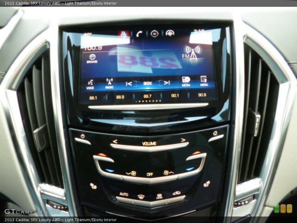 Light Titanium/Ebony Interior Controls for the 2013 Cadillac SRX Luxury AWD #78909480